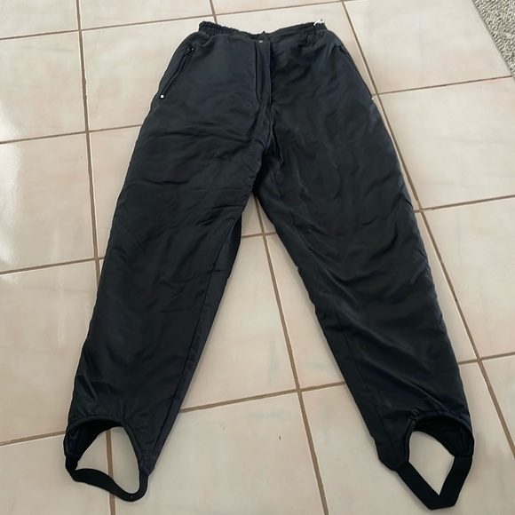 Swiss Alps Black Ski Pants. Size Small - Picture 1 of 8